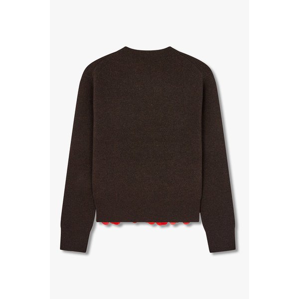 여성 시퀸 엠브로이더리 울 니트 6415330504000