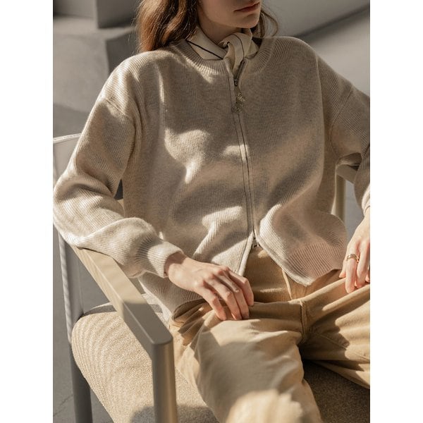 BASIC TWO-WAY KNIT CARDIGAN_NWCA4176