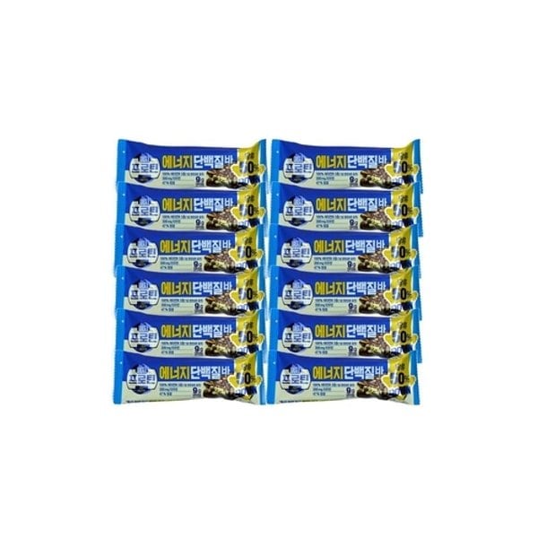 롯데웰푸드 이지프로틴 에너지단백질바 40g x 12개