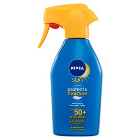 니베아 썬 프로텍트 앤 모이스처 선스크린 스프레이 SPF 50+ Nivea Sun Sunscreen Spray 300ml