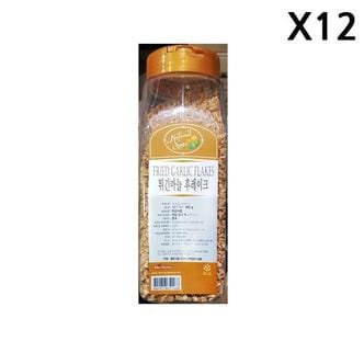 제이큐 간편한 FK 신영 튀긴마늘 후레이크 450g 맛있는 X12