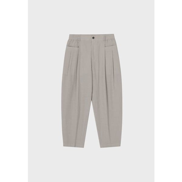 [파주점] 옴므 플리츠 볼륨 캐롯 팬츠 SI3PT940BE