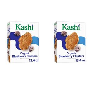  [해외직구] 카시 블루베리 클러스터 시리얼 380g 2팩 Kashi Breakfast Cereal, Blueberry Clusters, 13.4 oz