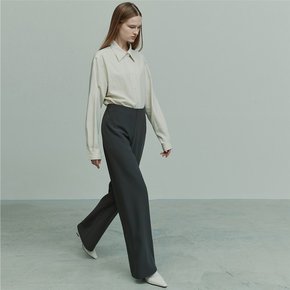 4COLOR ELASTICATED WAIST STRAIGHT LEG TROUSERS