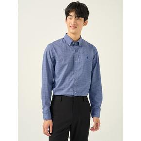 그리드 체크 셔츠  블루 (BC5864C13P)
