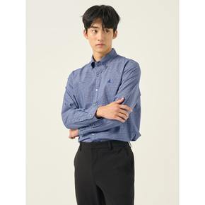 그리드 체크 셔츠  블루 (BC5864C13P)