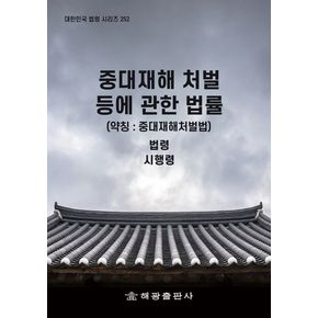 중대재해 처벌 등에 관한 법률 (약칭 : 중대재해처벌법): 법령, 시행령