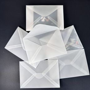 감성 있는 편지 엽서 봉투 화이트 16x11cm X ( 10매입 )