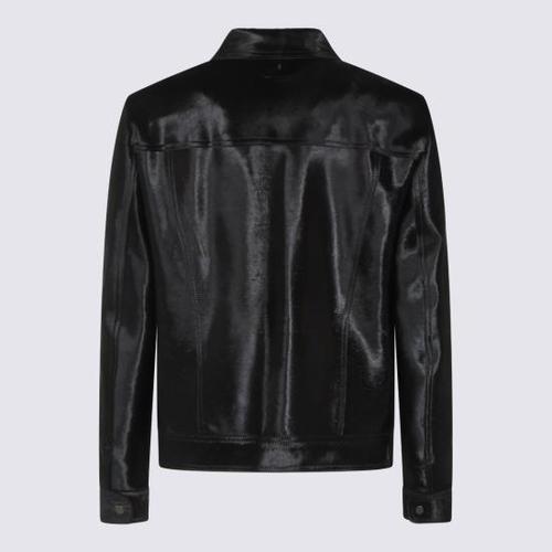 살바토레 산토로 가죽 자켓 51650 CUEDBLACK