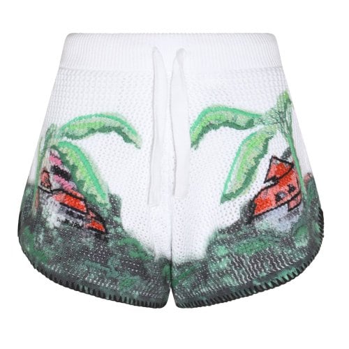 [해외배송] 아미리 멀티컬러 코튼 에덴 락 CROCHET 쇼츠 PF23WKB021900 B0560955614