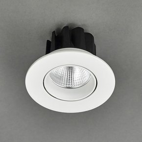 LED 3인치 다운라이트 EL-9191 12W 원형 COB집중 천장매입매립조명 타공70~80 블랙/화이트