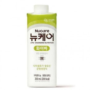 뉴케어 화이바 단백질보충 200ml 1캔 식사대용 유동식 건강영양식 어르신영양식