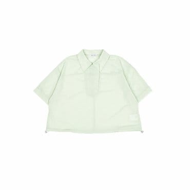 코데즈컴바인 반오픈 크롭 블라우스 CIB-BL555W5