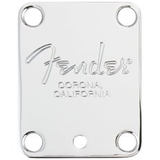 Fender 부품 4-Bolt American Series Guitar Neck Plate with Fender Corona Stamp