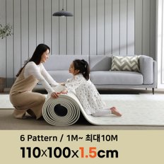 15T PVC 층간소음방지 롤매트 폭 110cm x 1m