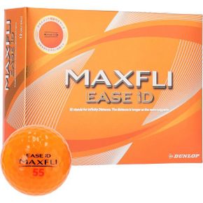 일본 던롭 골프공 Dunlop Maxfly MAXFLI EASE ID2 1DZ 12 Balls Golf Super Soft Distance Type