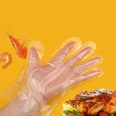 오너클랜 일회용 주방 조리 위생 비닐장갑 50매