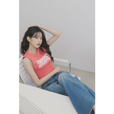 타미진스 [장원영PICK] 여성 미아 스트레이트 미디움 데님 팬츠 T32F0NEW30TWT1 TOMMY JEANS