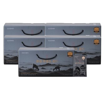  천호 본원 흑염소 골드 70ml 30포 5개-토종 흑염소 진액 엑기스 즙