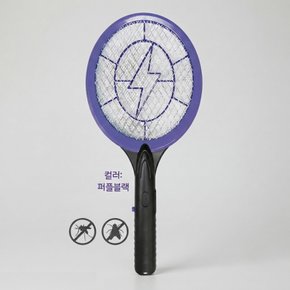 good 퍼플블랙 이중안전 전기모기채 각종벌레 퇴치 KC인증 건전지포함