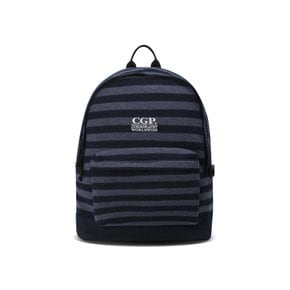 CGP 스퀘어 로고 스트라이프 백팩 CBFUUBP005