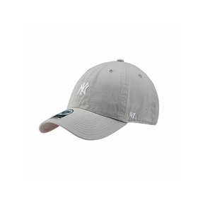 47브랜드 B-BSRNR17GWS-GY 클린업 NY 뉴욕 양키스 스몰 로고 볼캡