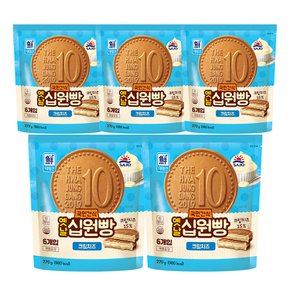 (대림냉동) 옛날십원빵 크림치즈 270g x 5개