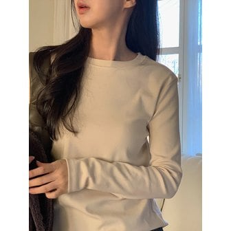 엠엠엠엠 클래시크 후라이스 긴팔티_LIGHT BEIGE