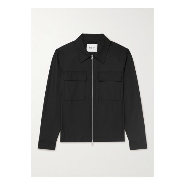 NN.07 알반 1088  그랑 드 푸드르 오버셔츠 블랙 46376663162896273