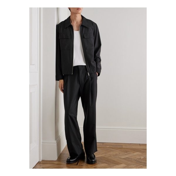 NN.07 알반 1088  그랑 드 푸드르 오버셔츠 블랙 46376663162896273