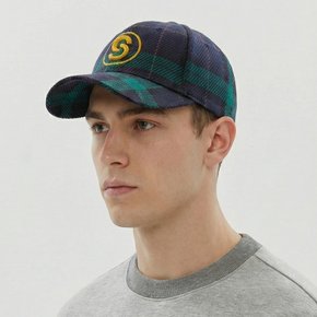 남성 S로고 볼캡 DARK GREEN