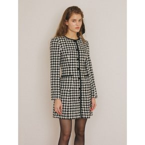 HOUND-TOOTH CHECK ONEPIECE