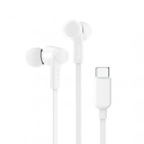 Belkin USB-C Android Rockstar G3H0002btWHT 이어폰 커넥터 마이크 첨부 스마트폰 각종 대응