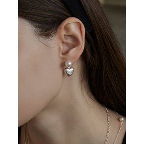 Delilah Swarovski Pearl Two-way 925 Silver Earring