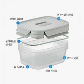 [정상가 19,000원] 락앤락 포개어 보관하는 착착용기 더블구성 500ML 총6P(LTN320S3S2)