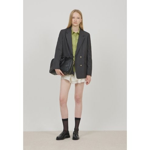 ZOOC 쥬크 울블렌드 싱글 브레스트 자켓 Z244MSF003