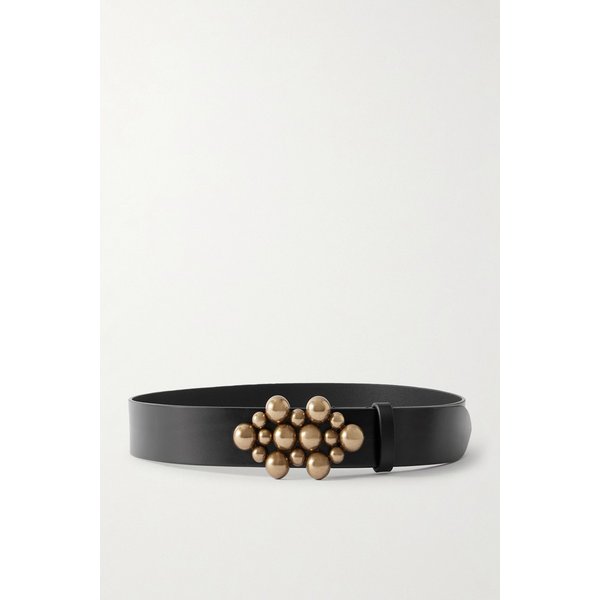 비키아 골드톤 비즈 가죽 벨트 46376663162986623