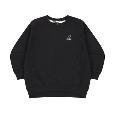 캉골키즈 클럽 로고 롱 스웻셔츠 RC 2003 블랙_ARCCMT20030BK