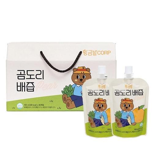 [황금밭] 곰도리 곰보배추 배도라지즙 배즙 선물박스 100mlx30포(1)