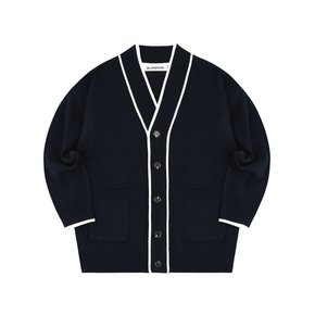 COLORATION KNIT CARDIGAN_NAVY