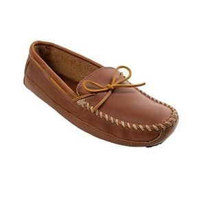 미국 미네통카 모카신 Minnetonka Mens Double Bottom Cowhide Moccasin 1427162