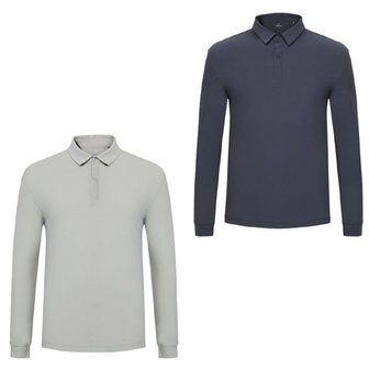 아이더 [부산점] 쿨루션 남성 마일드 긴팔 폴로 티셔츠 DMP26209