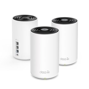 티피링크 Deco XE75 (3팩) 65+평 AXE5400 Wi-Fi 6E 트라이밴드 통합 홈 메시 시스템