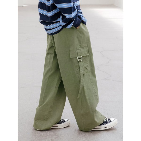 D링 스트랩포인트 카고팬츠