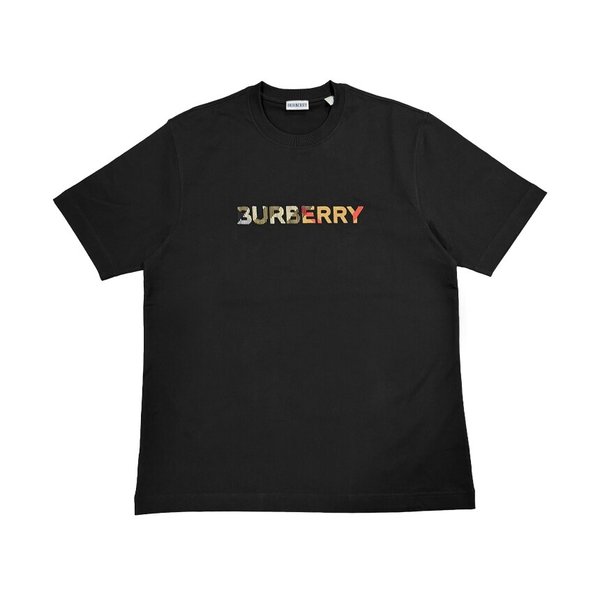 반팔티 엘리슨 81118291 자수로고 블랙