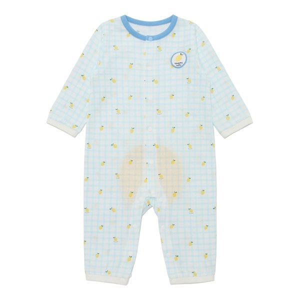 [여주점] [오프라벨 여주점] 블루독베이비 (BL) 상큼레몬체크우주복 (45170-041-06)