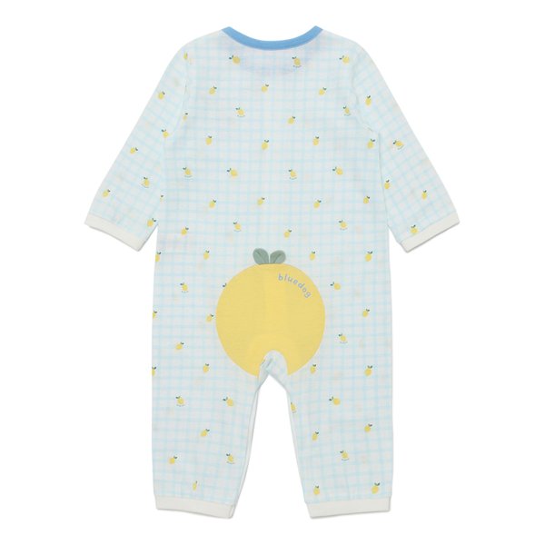 [여주점] [오프라벨 여주점] 블루독베이비 (BL) 상큼레몬체크우주복 (45170-041-06)