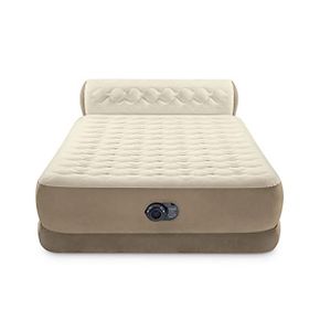 미국 인텍스 에어베드 Intex DuraBeam Deluxe Comfort Headboard Airbed Queen 18 Inch Height