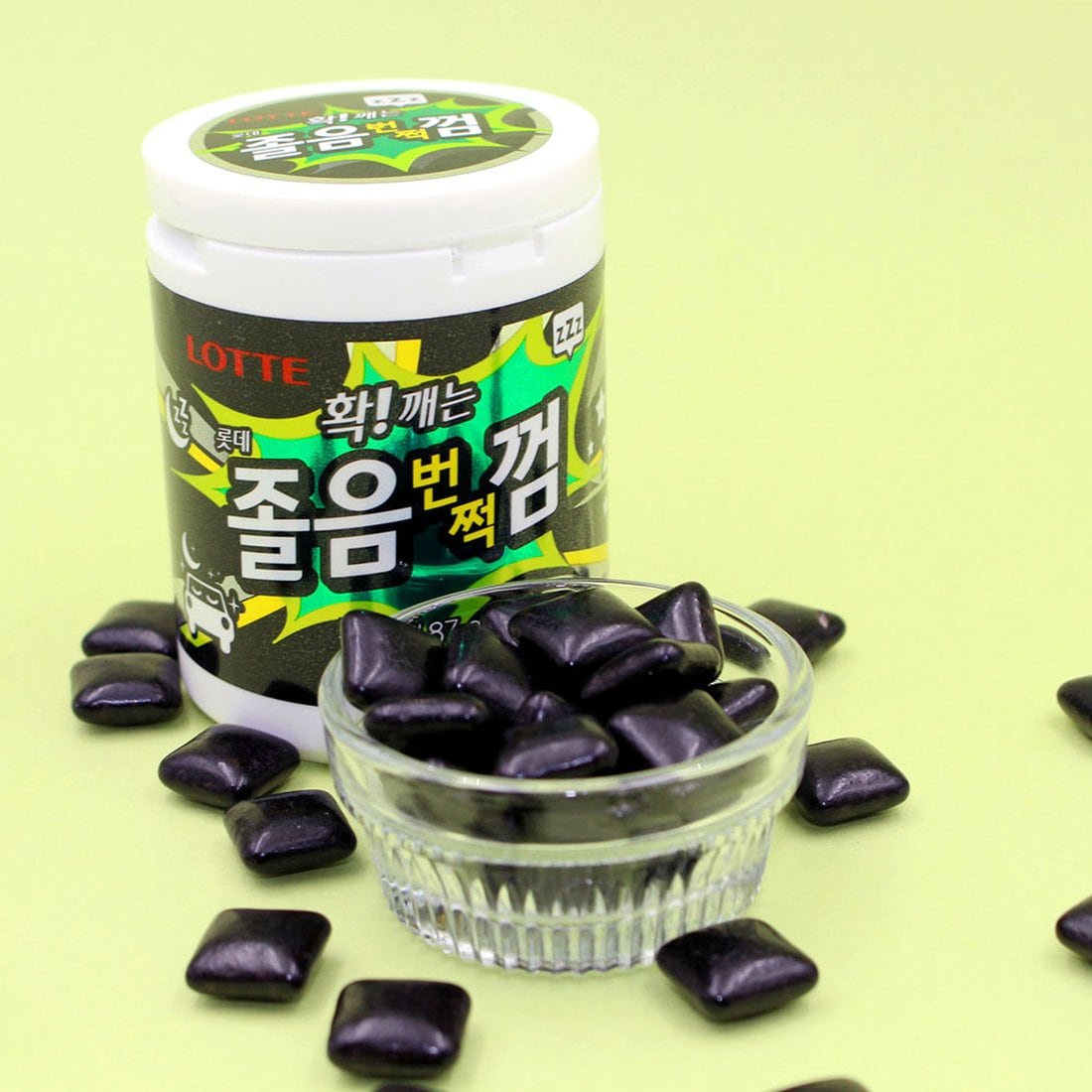 롯데제과 롯데껌 졸음번쩍껌 87g (용기) x1통, 믿고 사는 즐거움 SSG.COM
