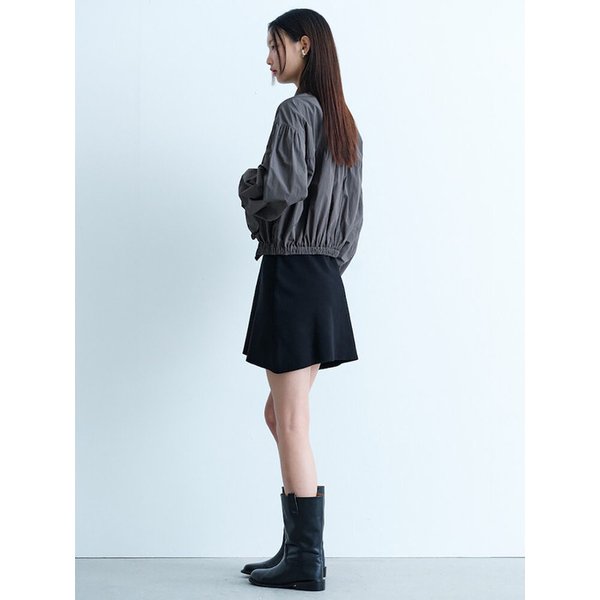 Shirring Casual Short Jumper  Khaki (KE4839M02H)